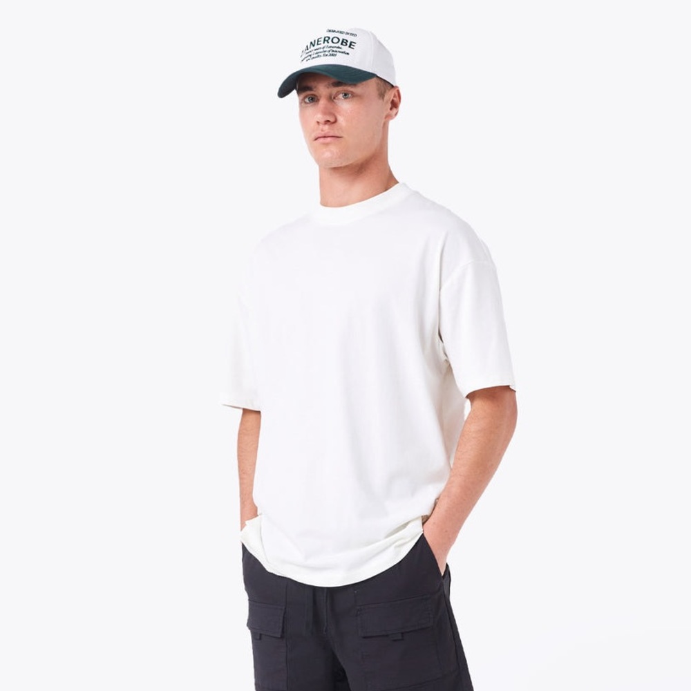 NWT Zanrobe: Box ++ Tee - XS - White